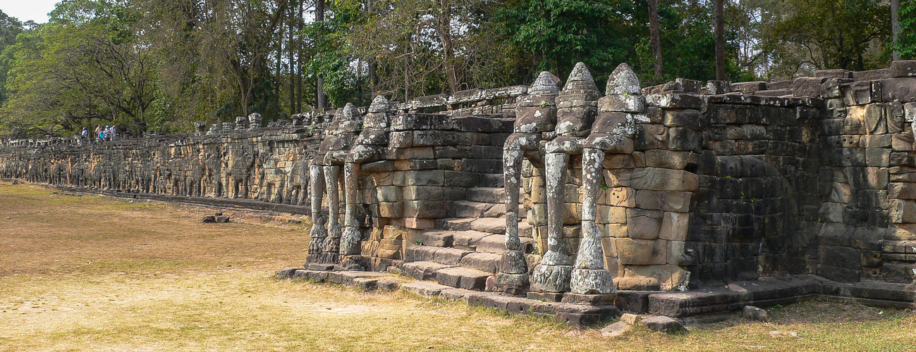 Elefantenterrasse in Angkor Thom