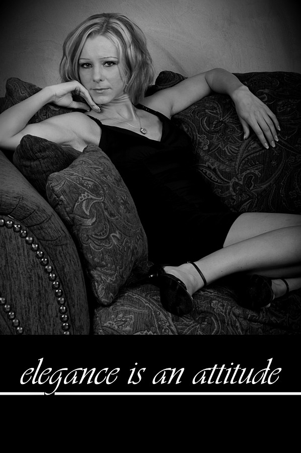 elegance is an attitude