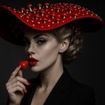 Eleganz unter dem Fliegenpilzhut