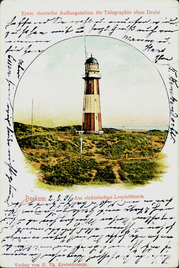 Elektrischer Leuchtturm Borkum