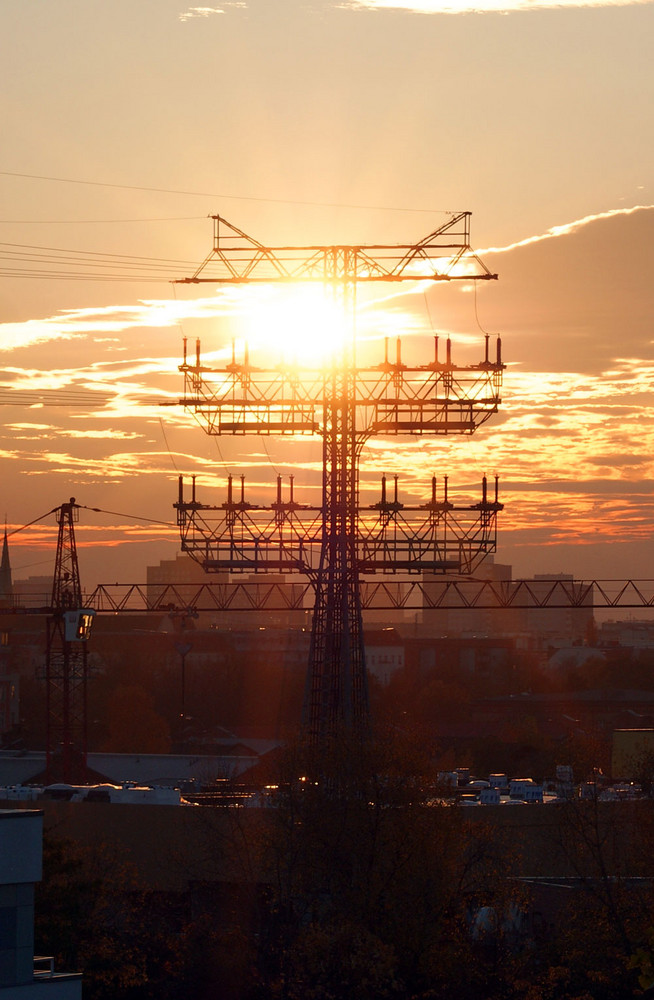 elektrischer Sonnenuntergang