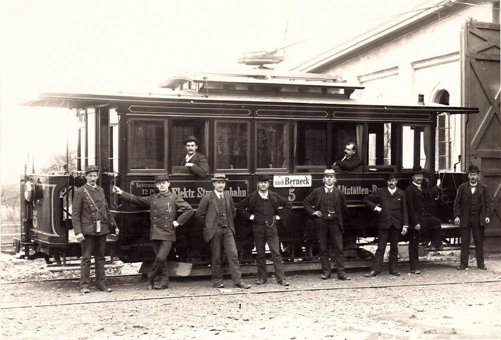 Elektrisches Tram Nr. 5 der Strassenbahn Altstätten-Berneck