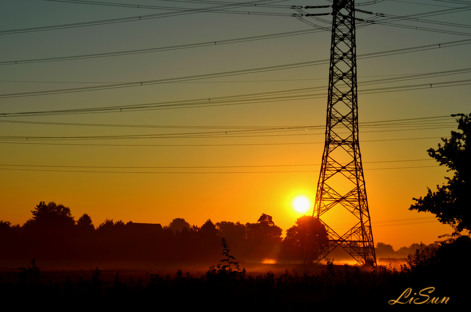 Elektrisierender Sonnenaufgang