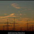 elektrisiertes Abendrot