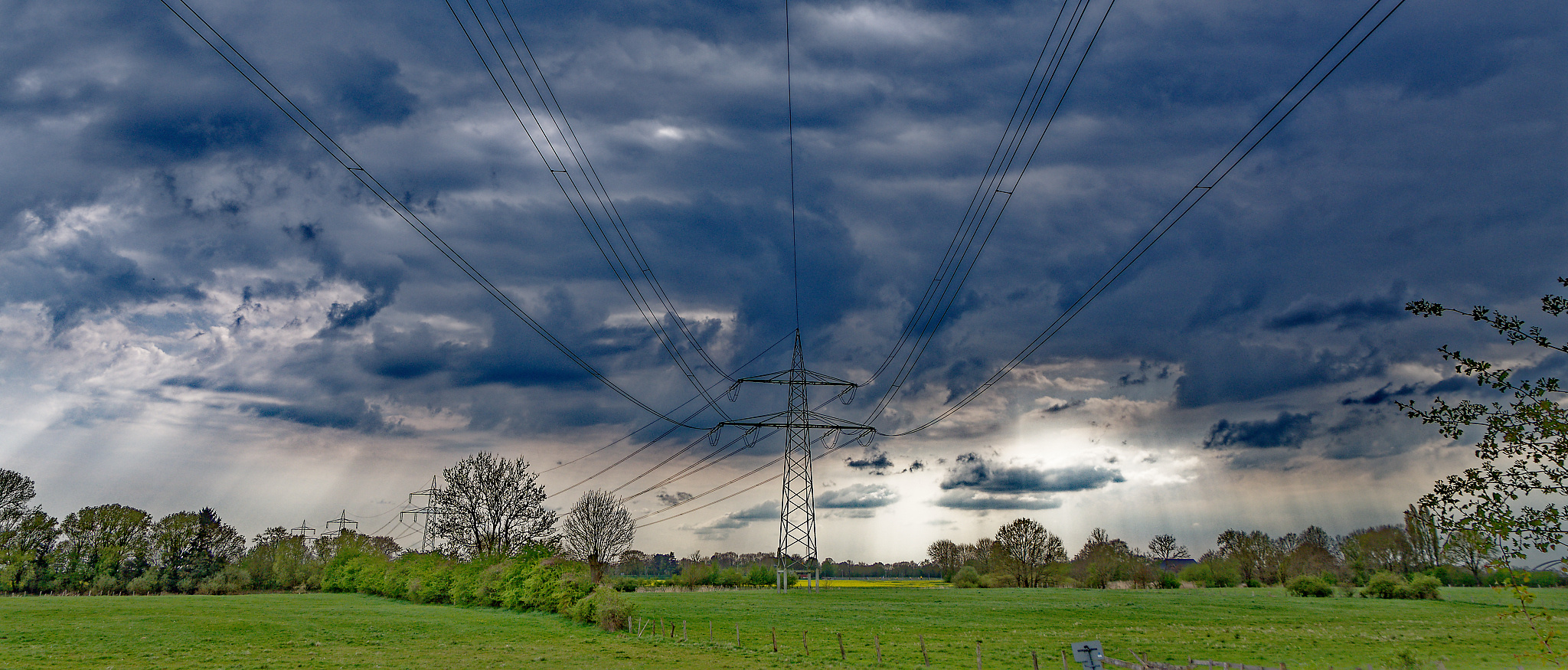 Elektrizität kann man hier fast sehen