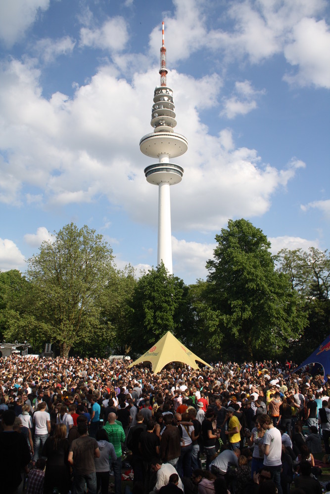 elektro-Open Air im Schanzenpark in Hamburg