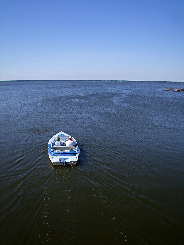 Elektroboot am Steinhuder Meer