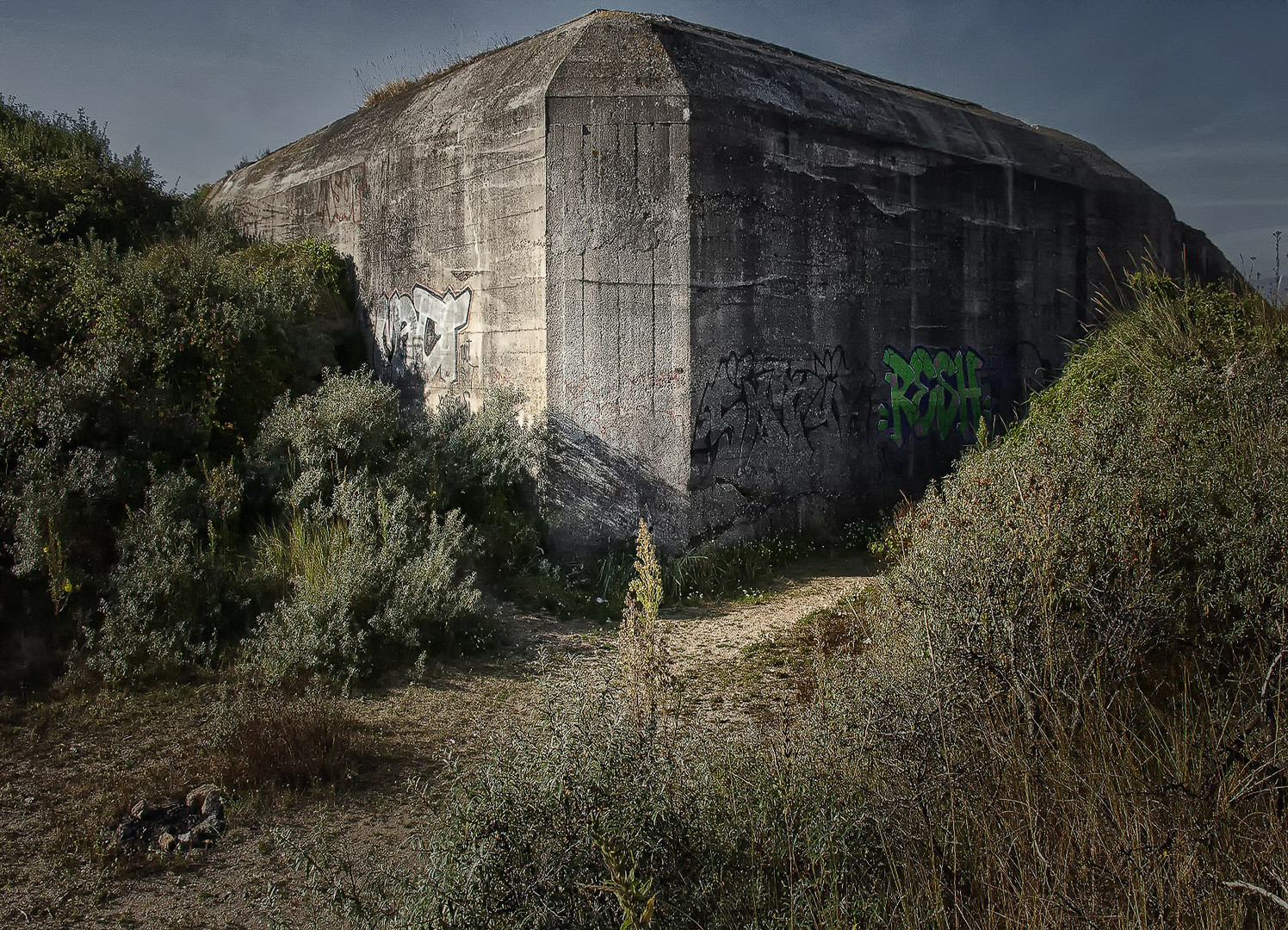 Elément de la Batterie de Merville - Mur de Normandie