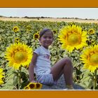 Elena entre girasoles