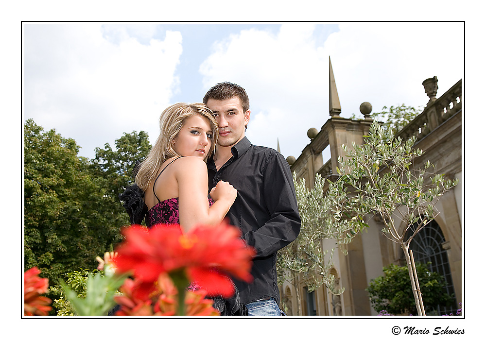 Elena und Anton im Schloß zu Weikersheim