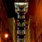 Elevador de Santa Justa in der Nacht