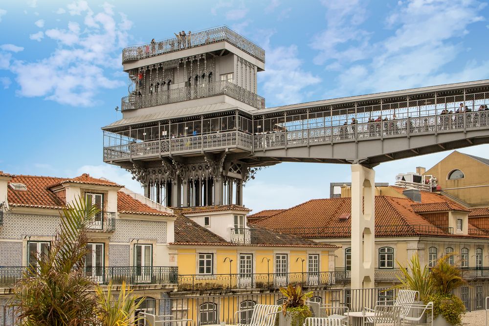 Elevador de Santa Justa, Lissabon 