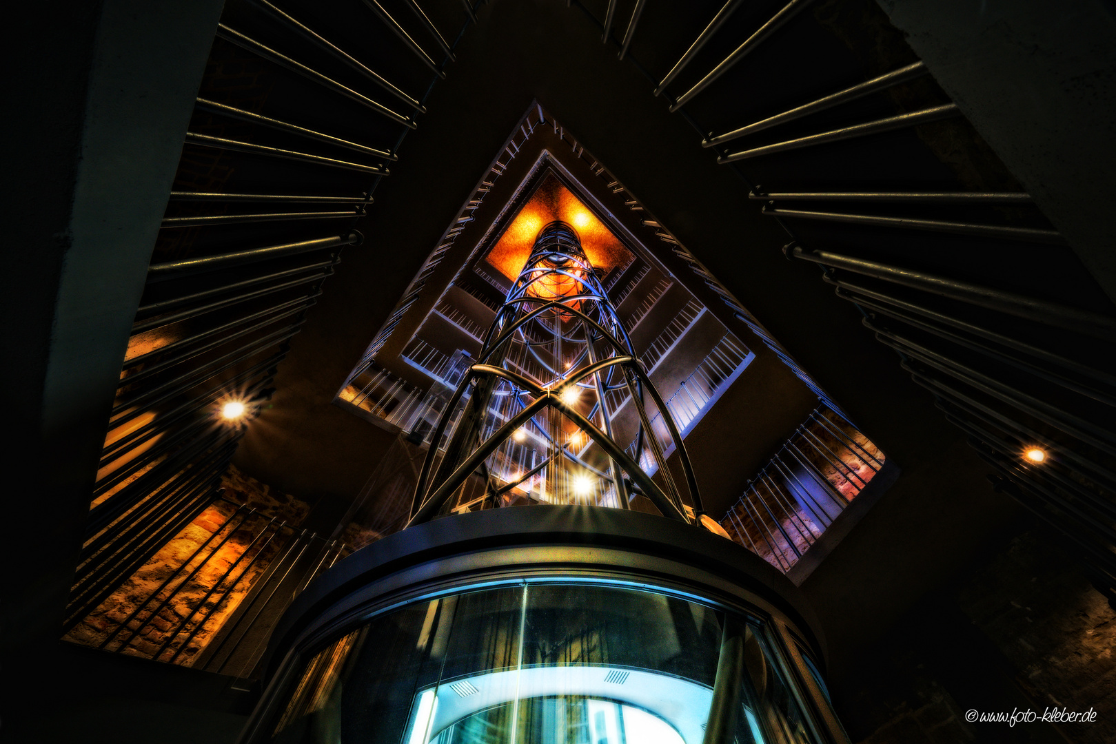 Elevator Prague Astronomical Clocktower