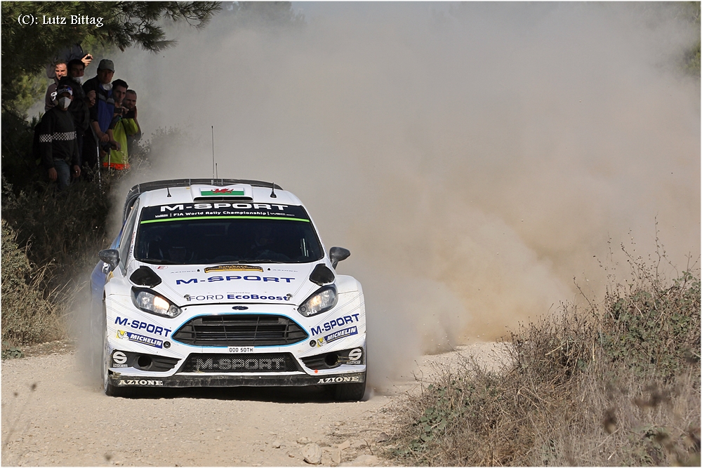 Elfyn Evans in Spanien