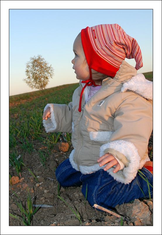 Elina in der Herbstsonne