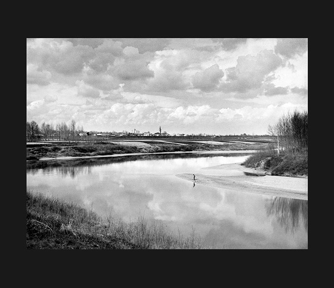 Elio Ciol - Il Tagliamento a San Giorgio, 1956