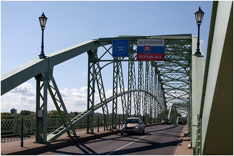Elisabethbrücke von der ungarischen Seite