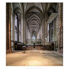 Elisabethkirche (Marburg) " Meisterwerk der deutschen Frühgotik, blick zum Chorgestühl ..."