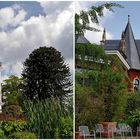 Elisenturm mit Besucher und Villa Eller