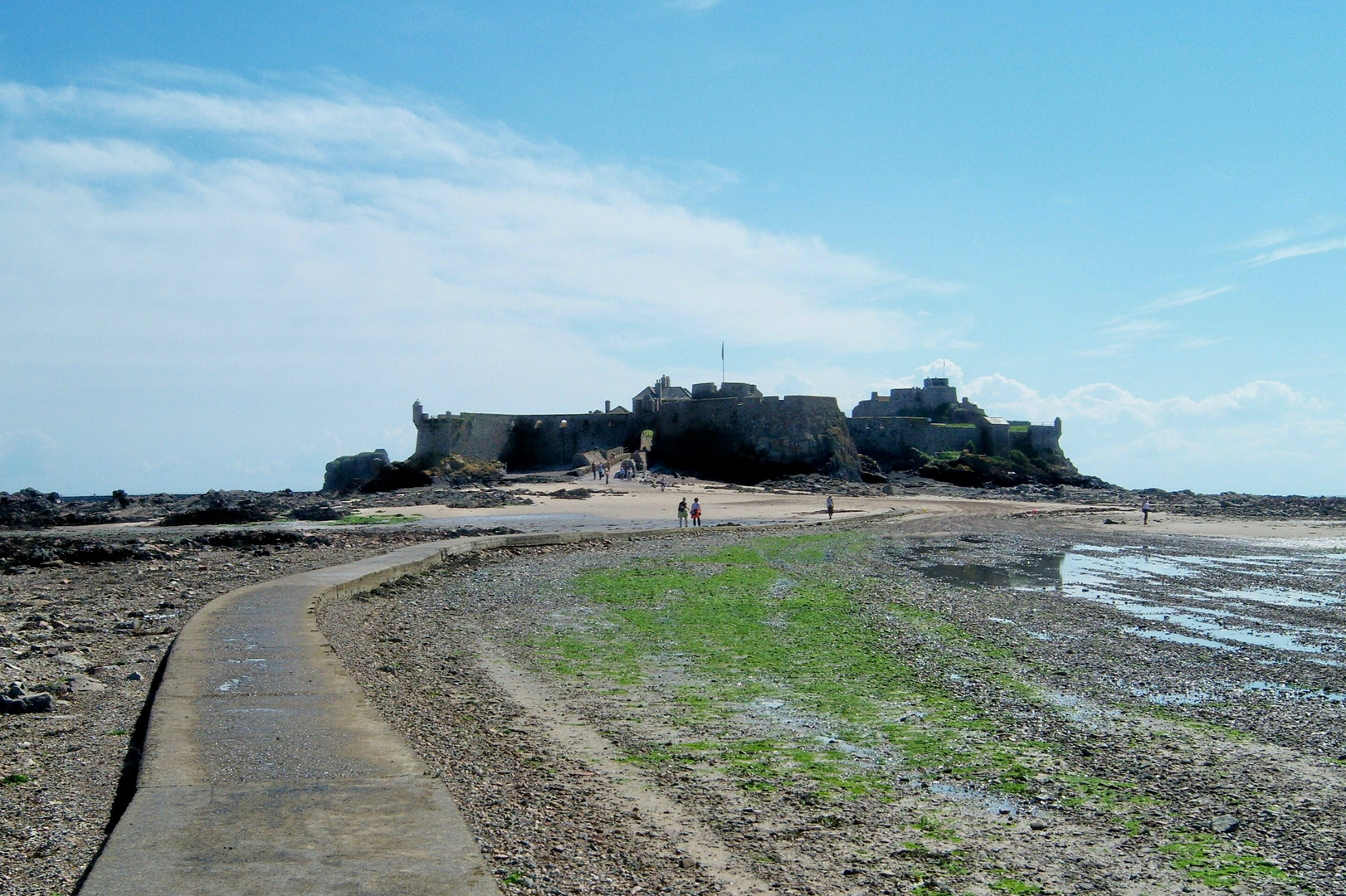 Elizabeth Castle bei Ebbe