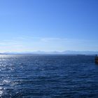 Elliott Bay und die Olympic Mountains