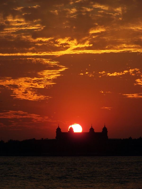 Ellis Island Sunset