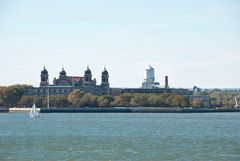 Ellise Island seen from the Staten Island Ferry