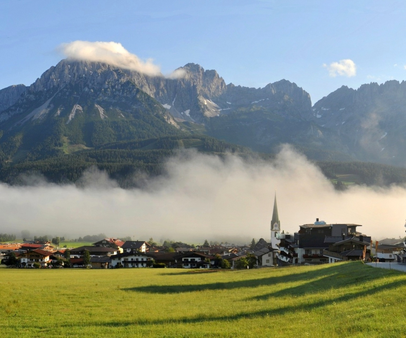 Ellmau am frühen Morgen