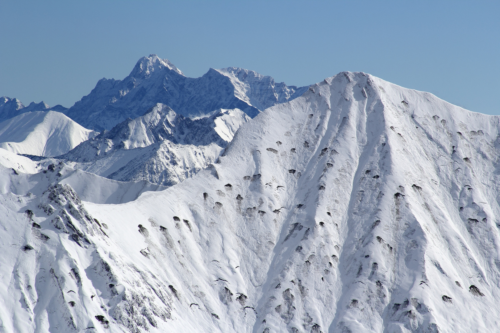 Elmer Kreuzspitze - im Hintergrund die Zugspitze - 27 9 2020