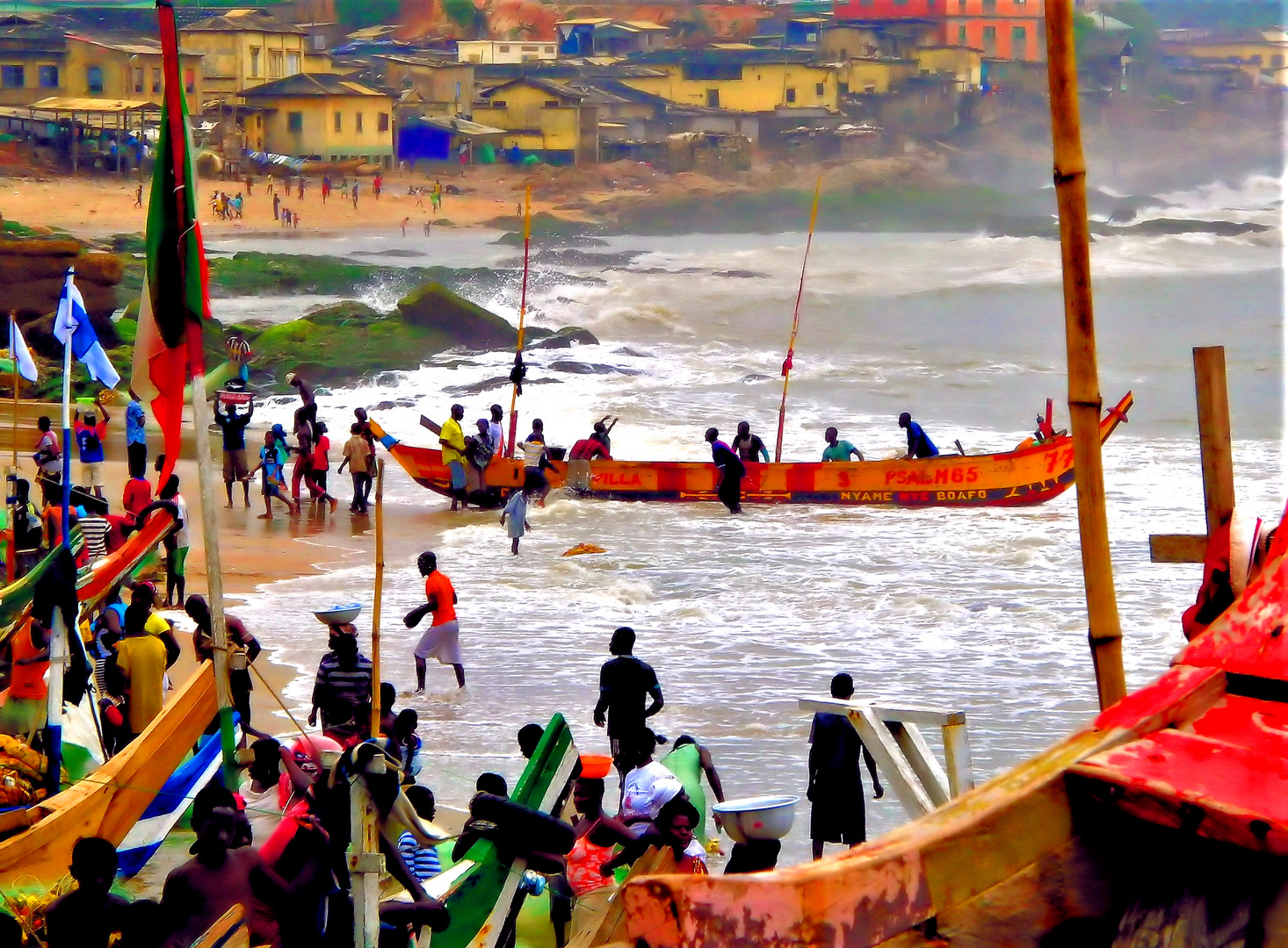 Elmina an der sog. Goldküste von Ghana in 2015