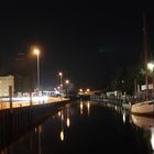 Elmshorn Hafen bei Nacht