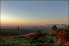 Elmtoscana bei Frühnebel