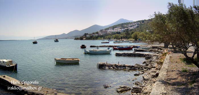 Elounda Bay in Crete Greece