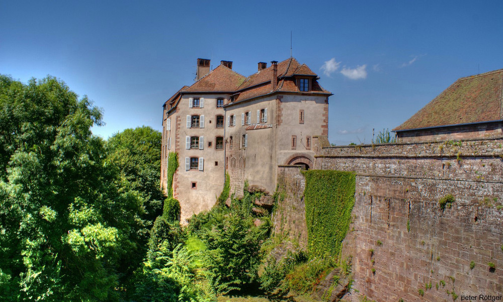 Elsass,eine von vielen Burgen