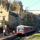 Elsenztalbahn im Bf Bad Wimpfen 19.11.2009