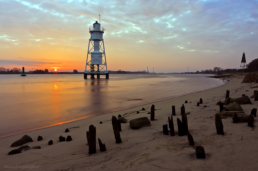 Elsflether Sand am Morgen