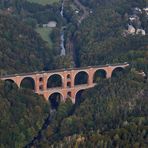 Elstertalbrücke aus der Luft