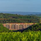 Elstertalbrücke- eingerüstet