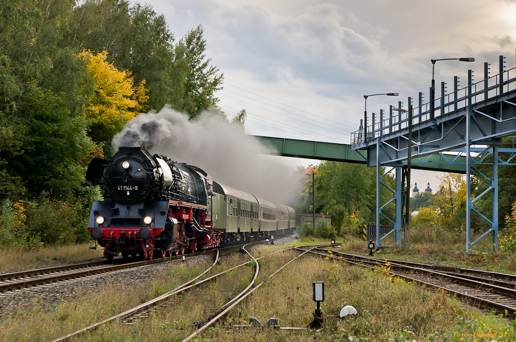 ElstertalExpress in Plauen auf der unteren Bahn