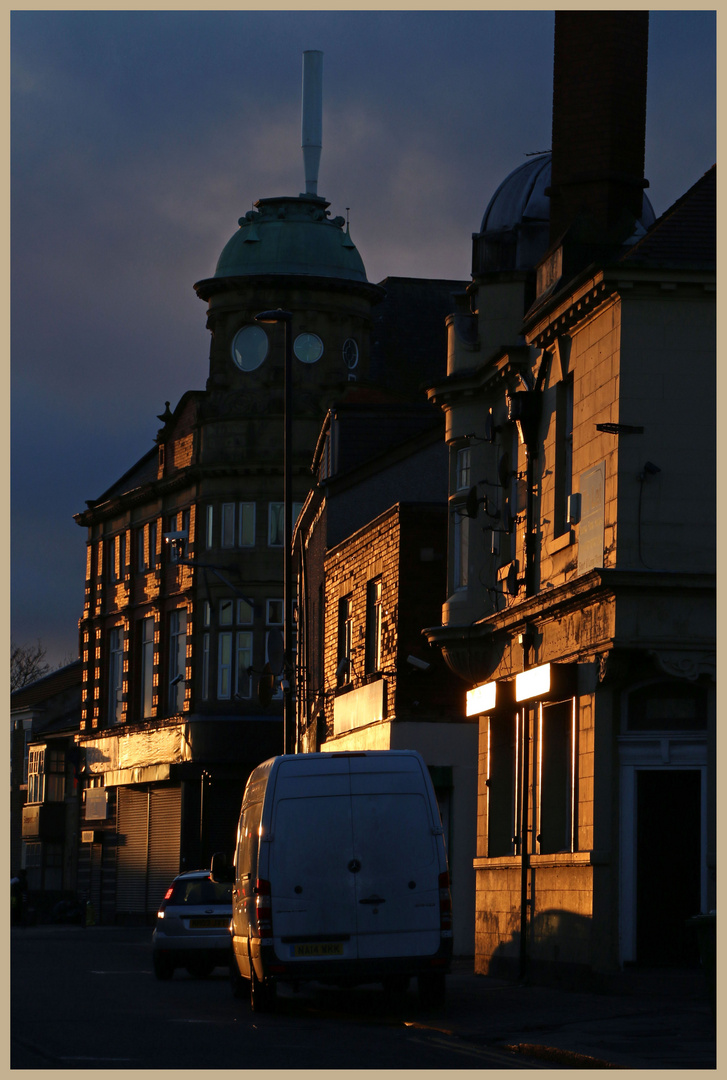 Elswick Road in winter sun