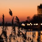 Eltville am Rhein - Abendhimmel mit Burg