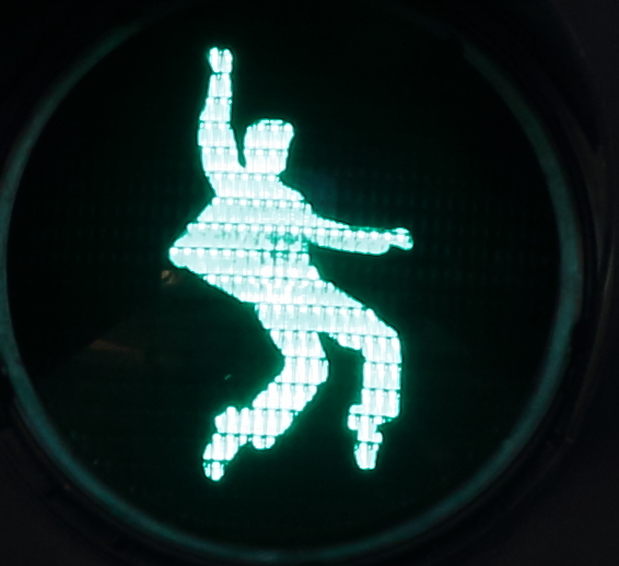 Elvis , Ampelmännchen in Friedberg