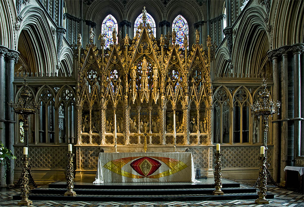 Ely Cathedral der vordere Altar