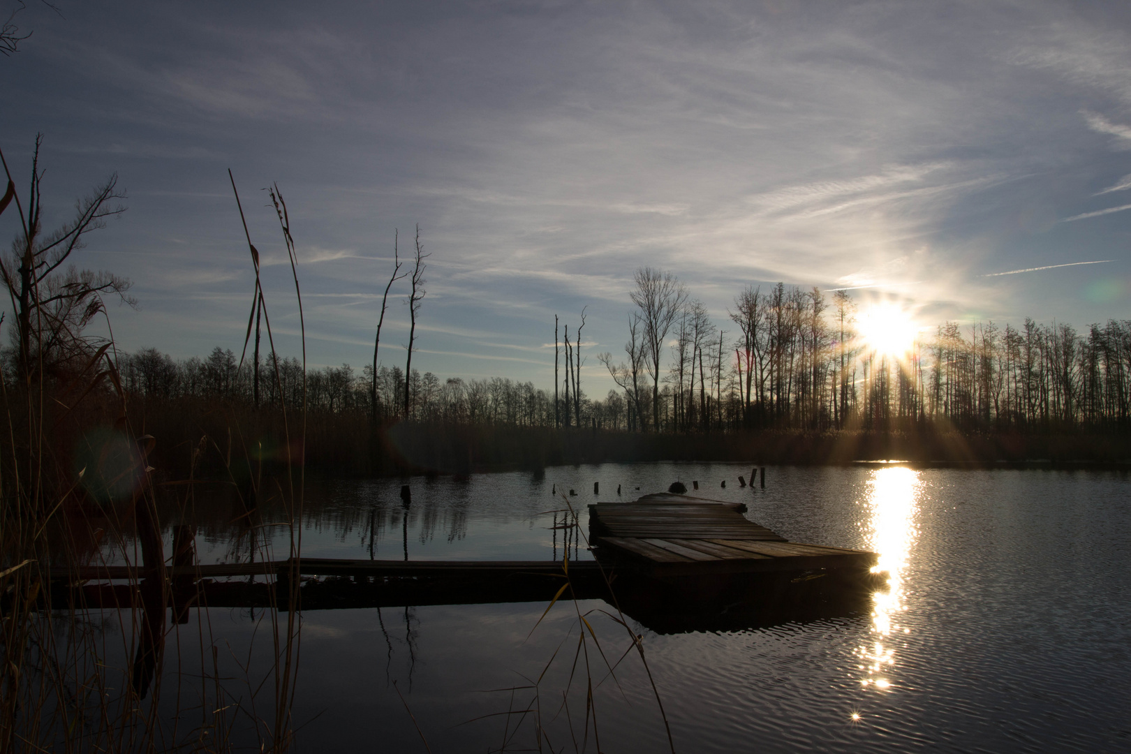 Elzer Teiche Sonnenaufgang