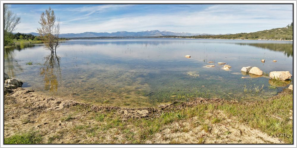 Embalse de Valmayor, Madrid. Pano (2 Img.)