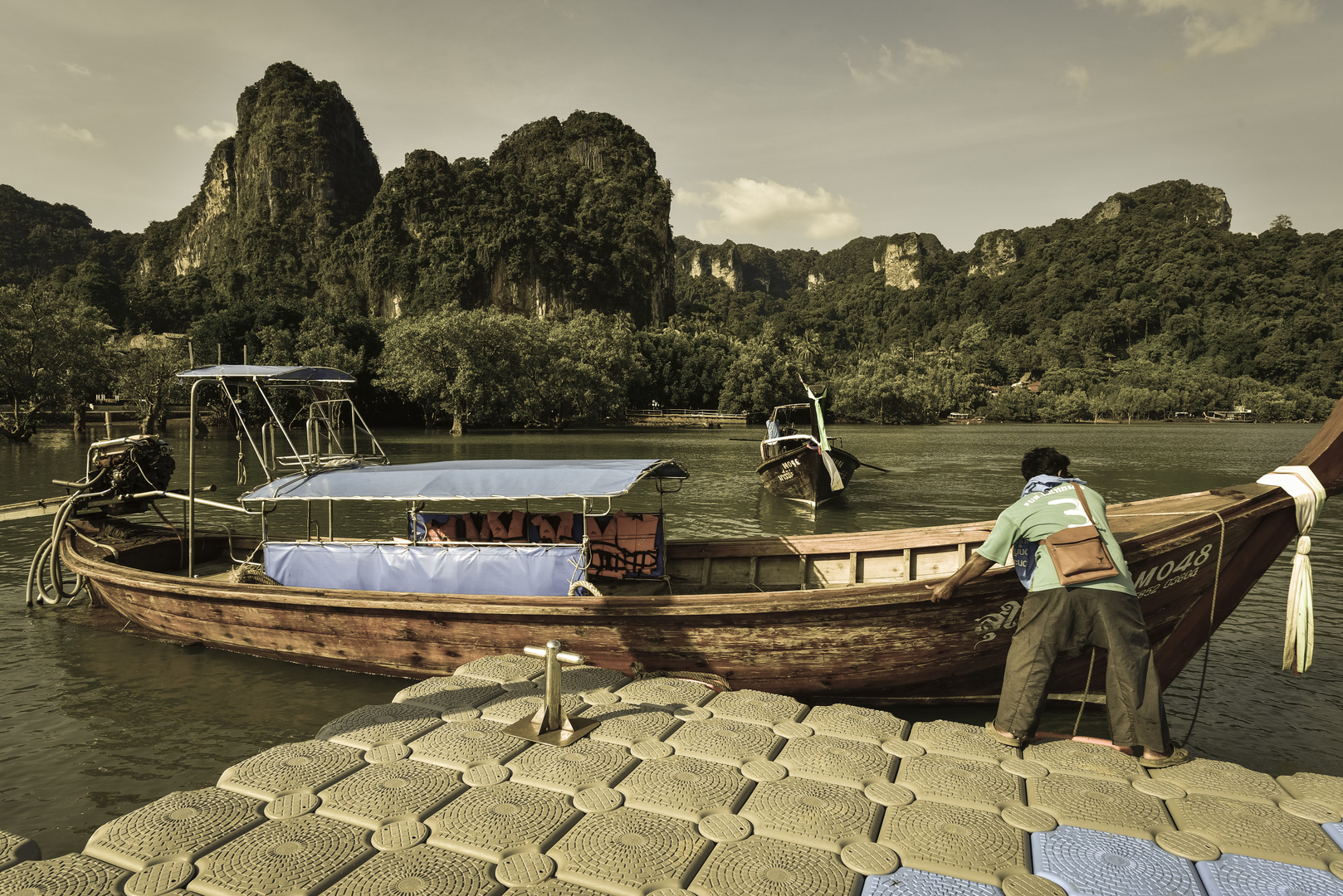 embarcadère, railay