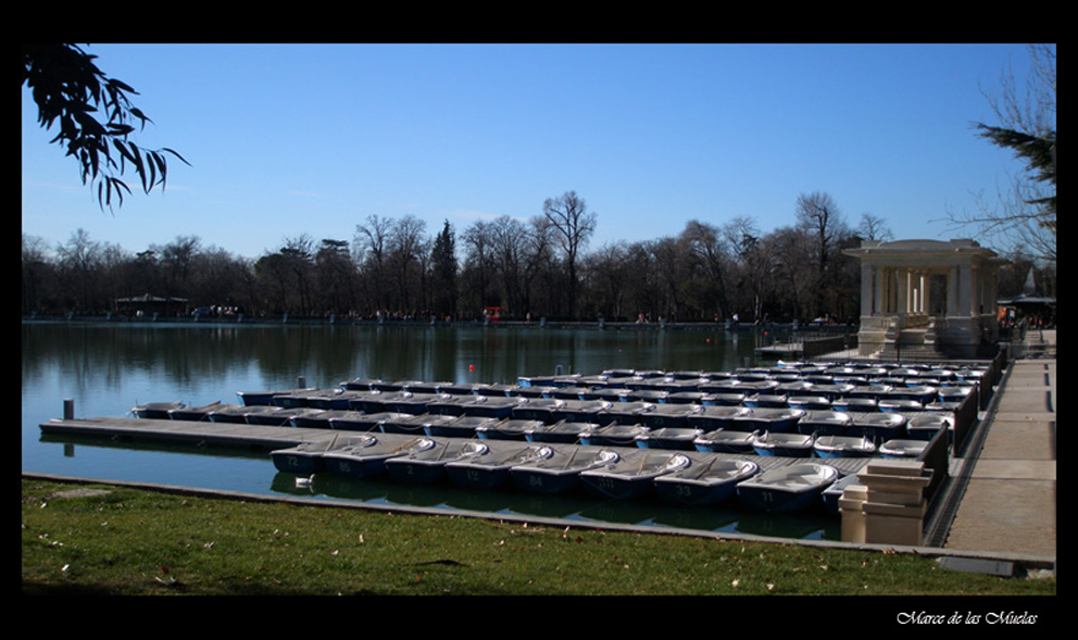 Embarcadero del Parque de El buen retiro (Madrid)