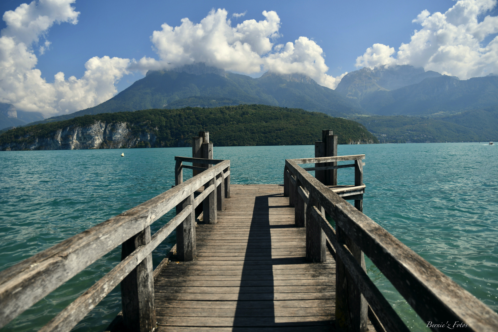 Embarquement sur le lac d'Annecy