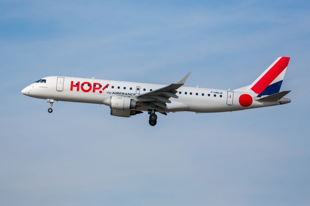 Embraer ERJ-190LR der Fluglinie HOP!