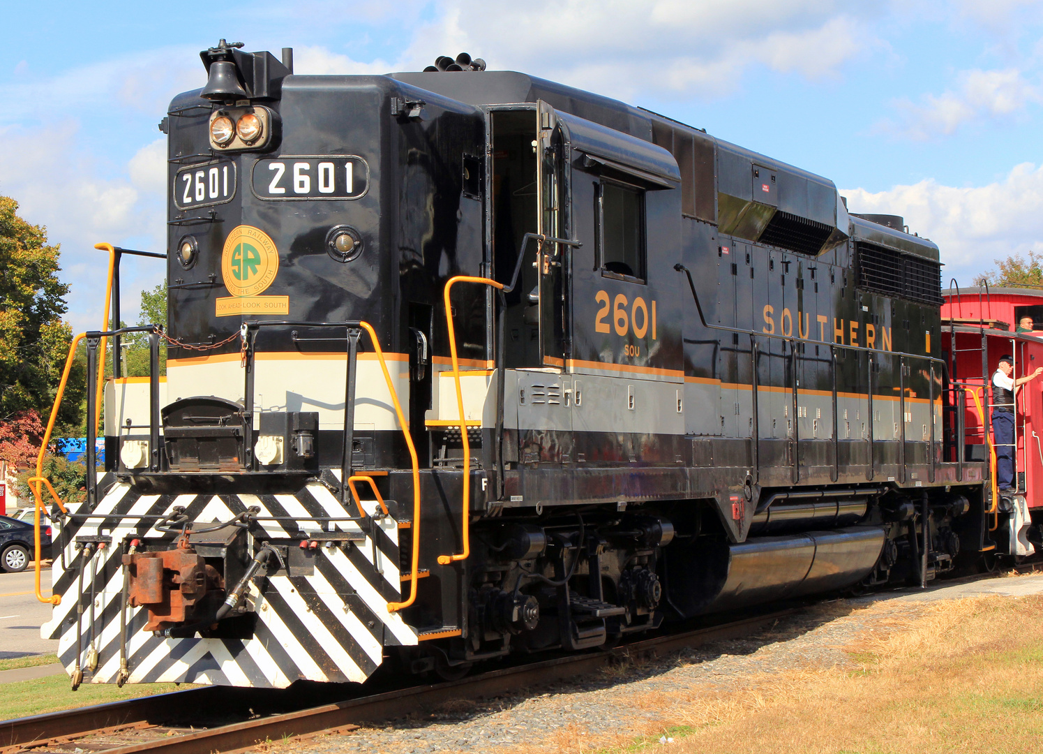 EMD GP30HH SOU# 2601,North Carolina Transportation Museum, Spencher, NC, USA